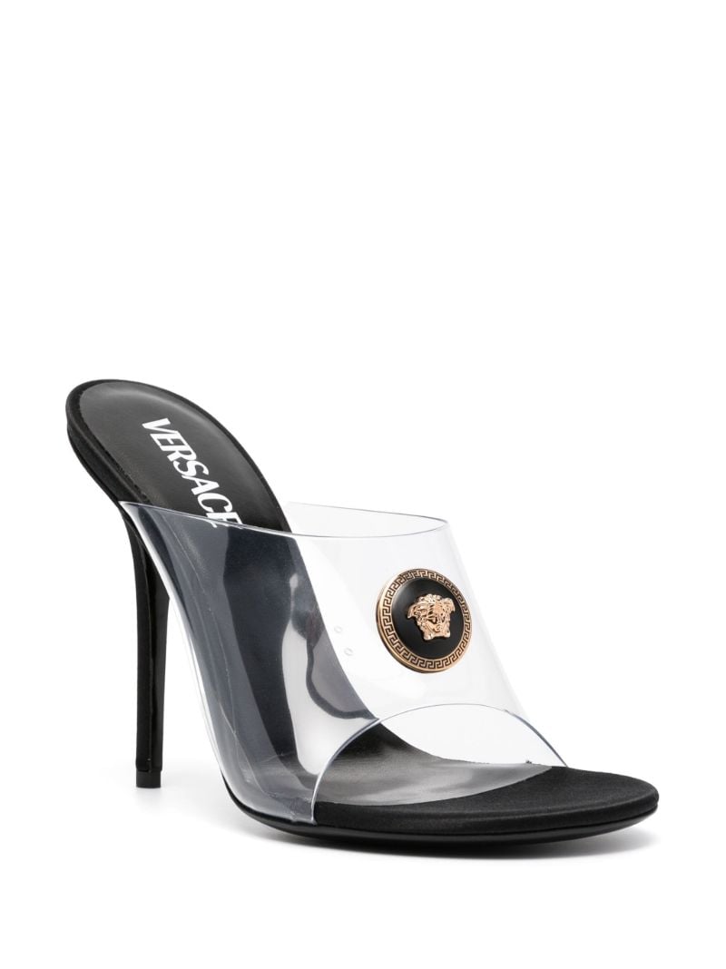 Black Vagabond 125 Leather Mules