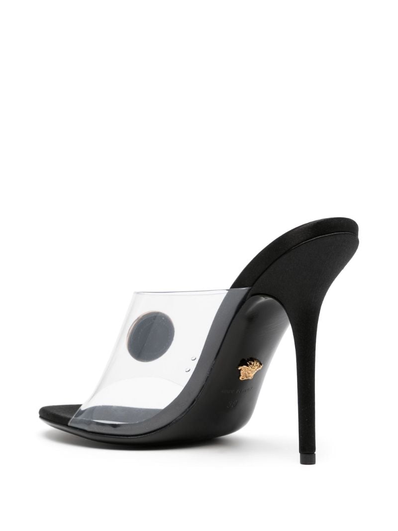 Black Vagabond 125 Leather Mules