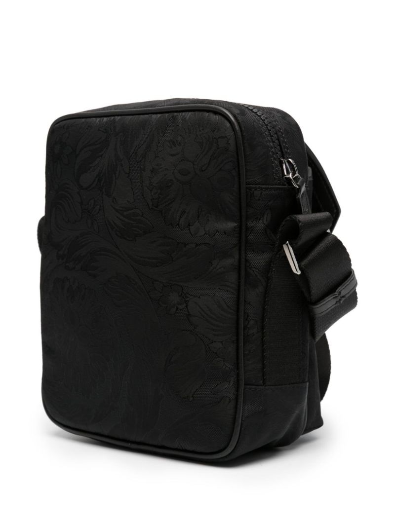 Black Neo Nylon Cross Body Bag