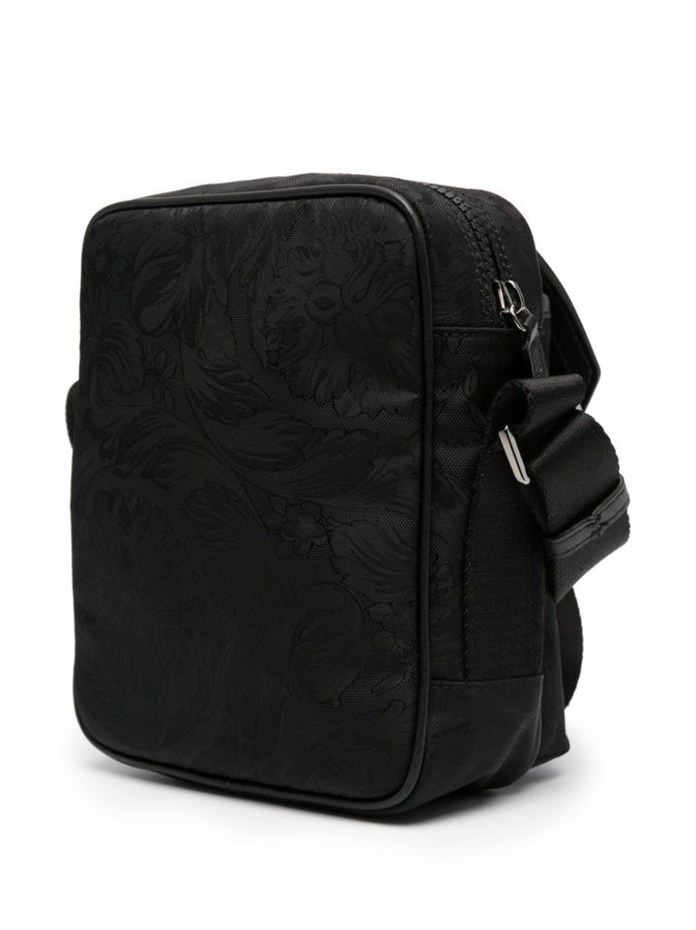 Black Neo Nylon Cross Body Bag