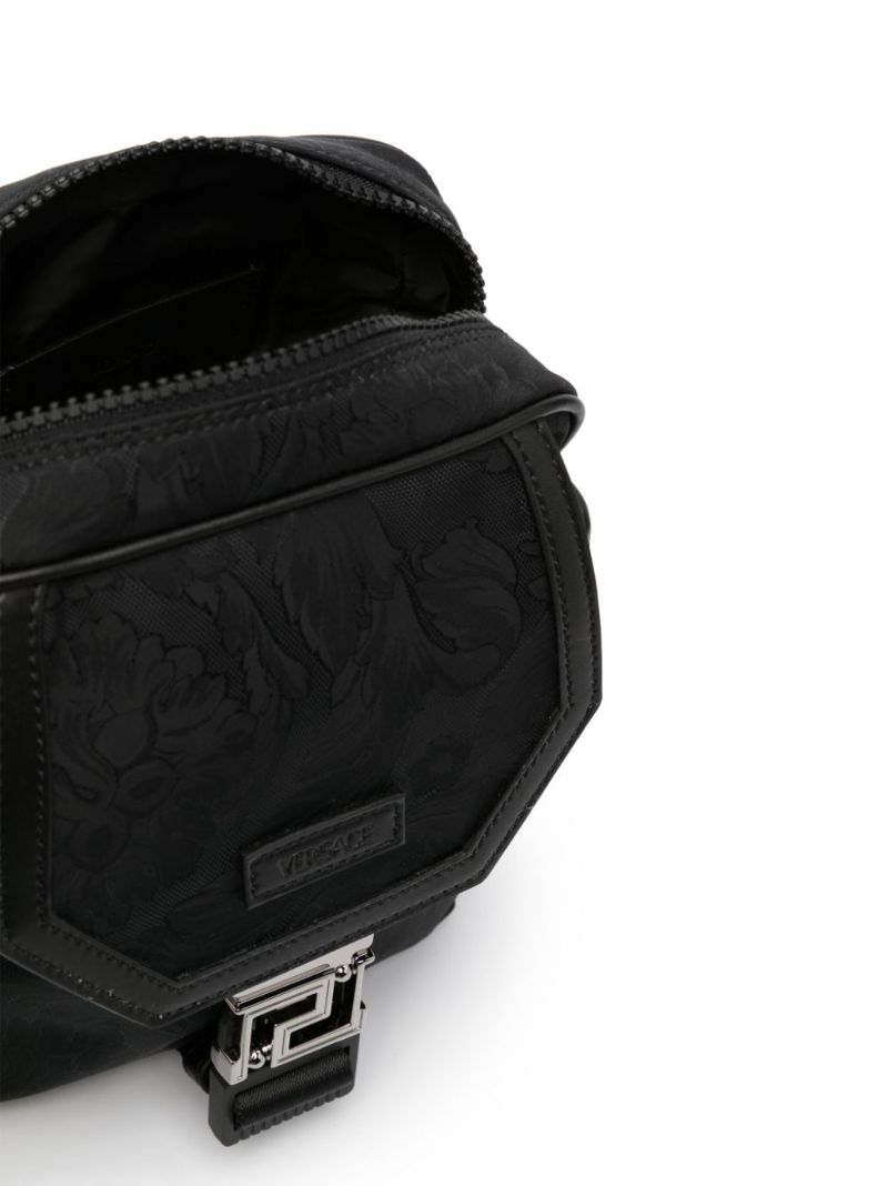 Black Neo Nylon Cross Body Bag