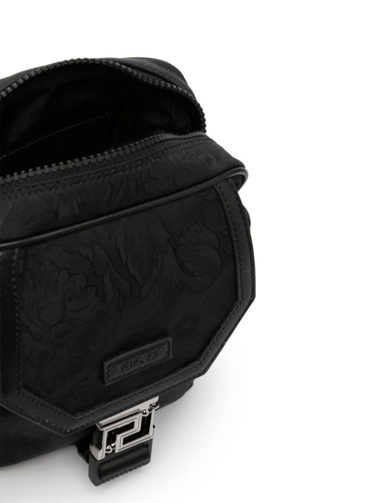 Black Neo Nylon Cross Body Bag