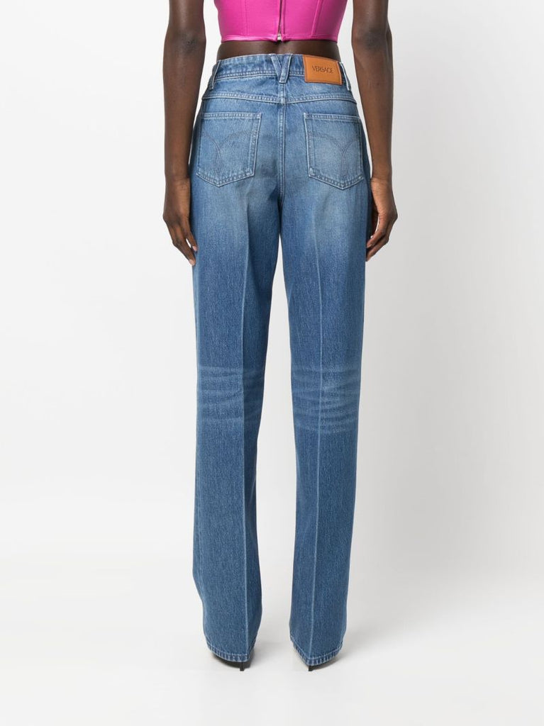 Blue Medusa '95 Straight-leg Jeans