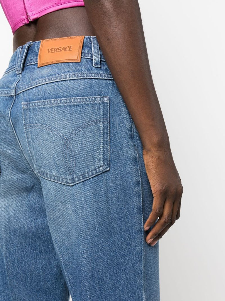 Blue Medusa '95 Straight-leg Jeans