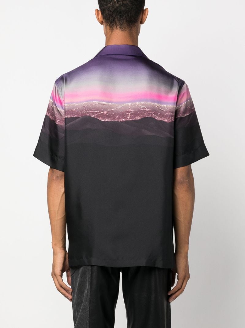 Black Versace Hills Silk Shirt