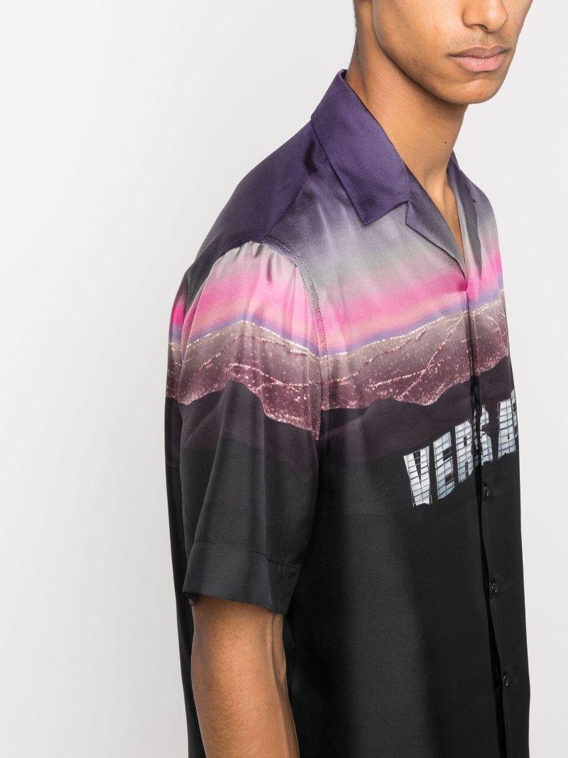 Black Versace Hills Silk Shirt