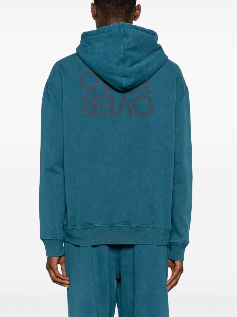 Blue Easy Cotton Hoodie