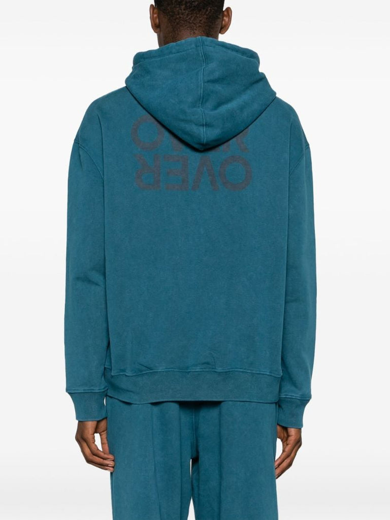 Blue Easy Cotton Hoodie