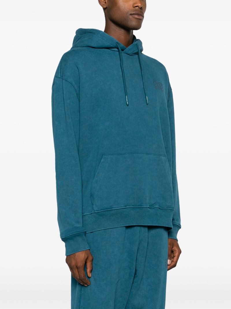 Blue Easy Cotton Hoodie