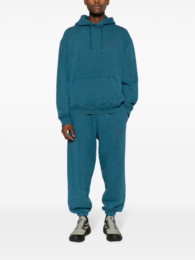 Blue Easy Cotton Hoodie