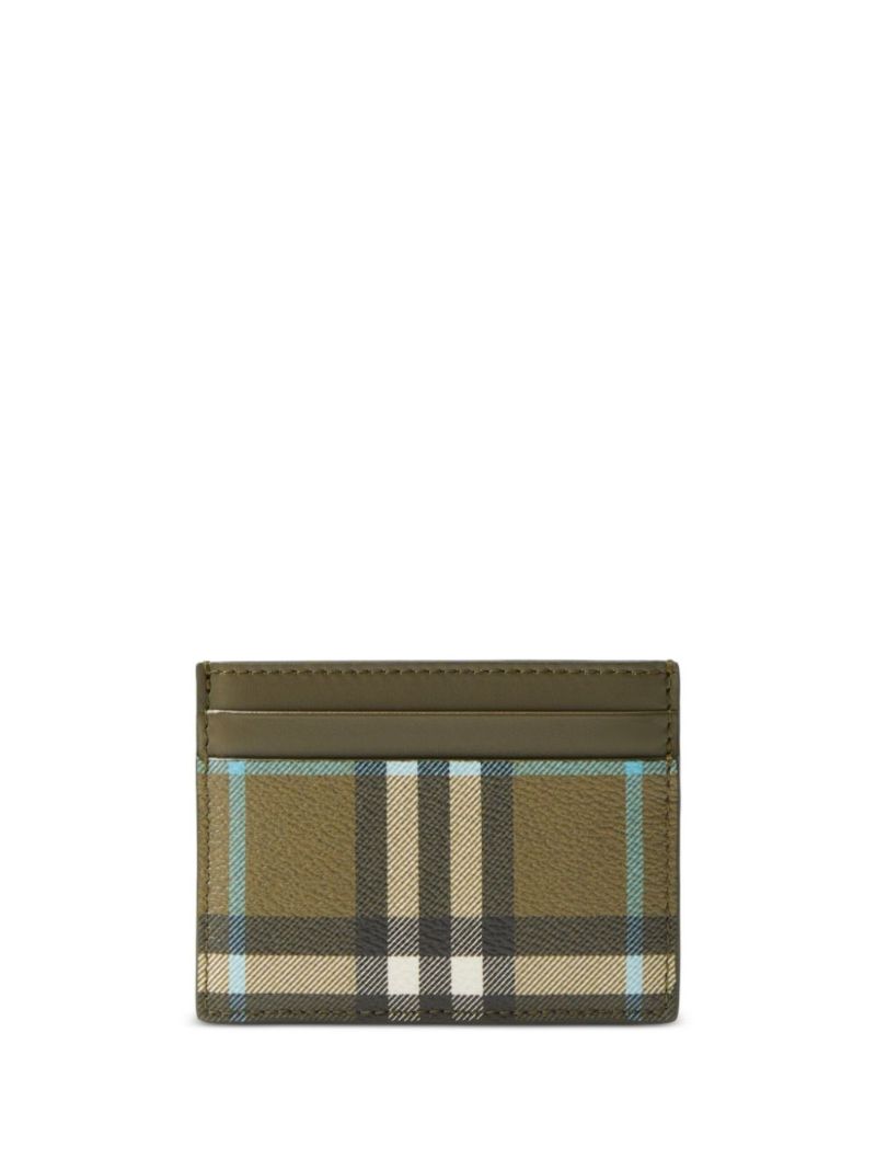 Green Check Card Holder