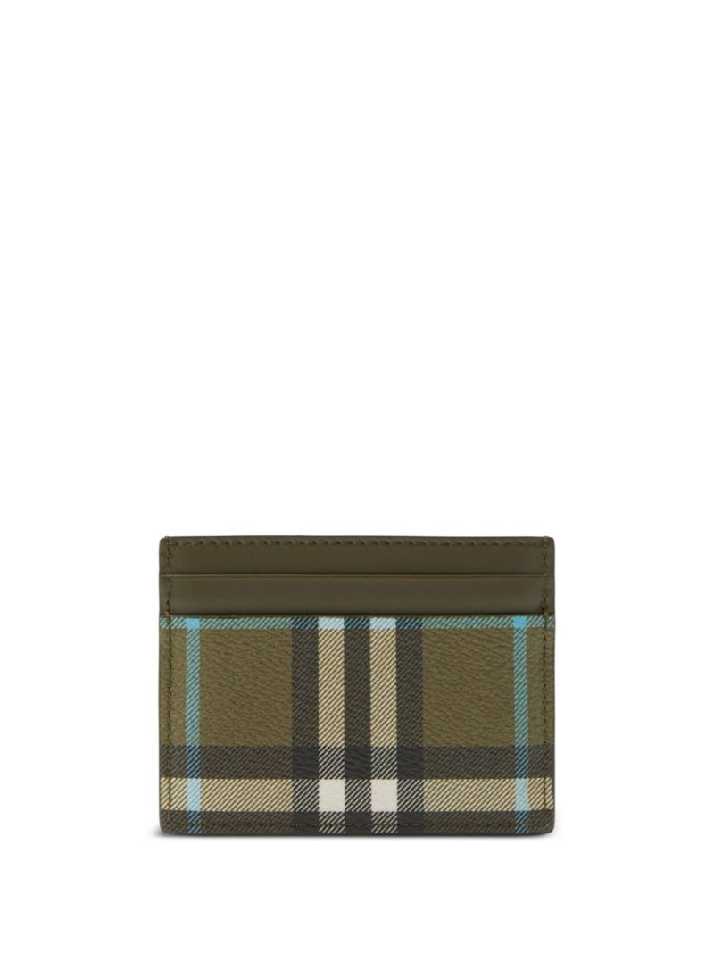 Green Check Card Holder