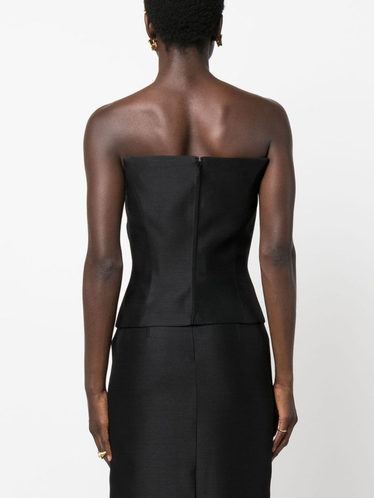 Black Medusa '95 Strapless Bustier Top