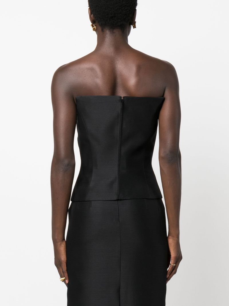 Black Medusa '95 Strapless Bustier Top