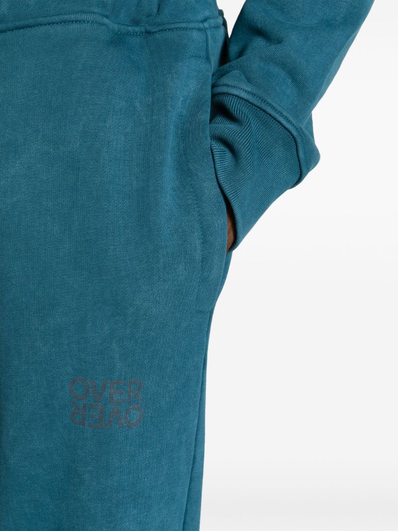 Blue Easy Cotton Track Pants