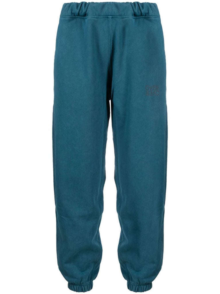 Blue Easy Cotton Track Pants