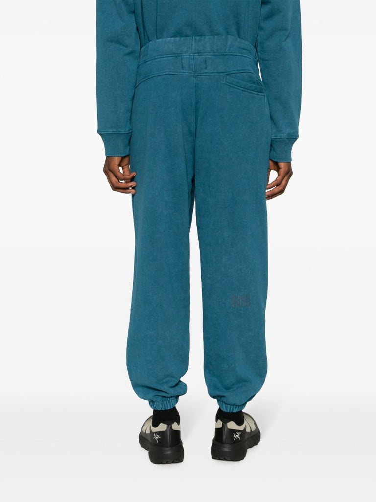 Blue Easy Cotton Track Pants
