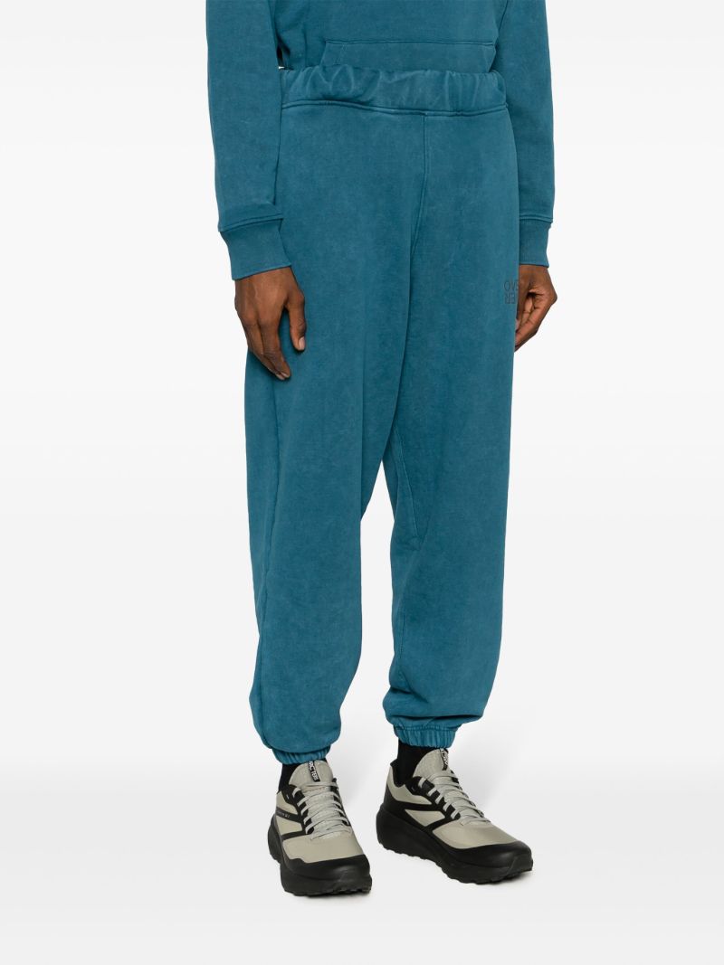 Blue Easy Cotton Track Pants