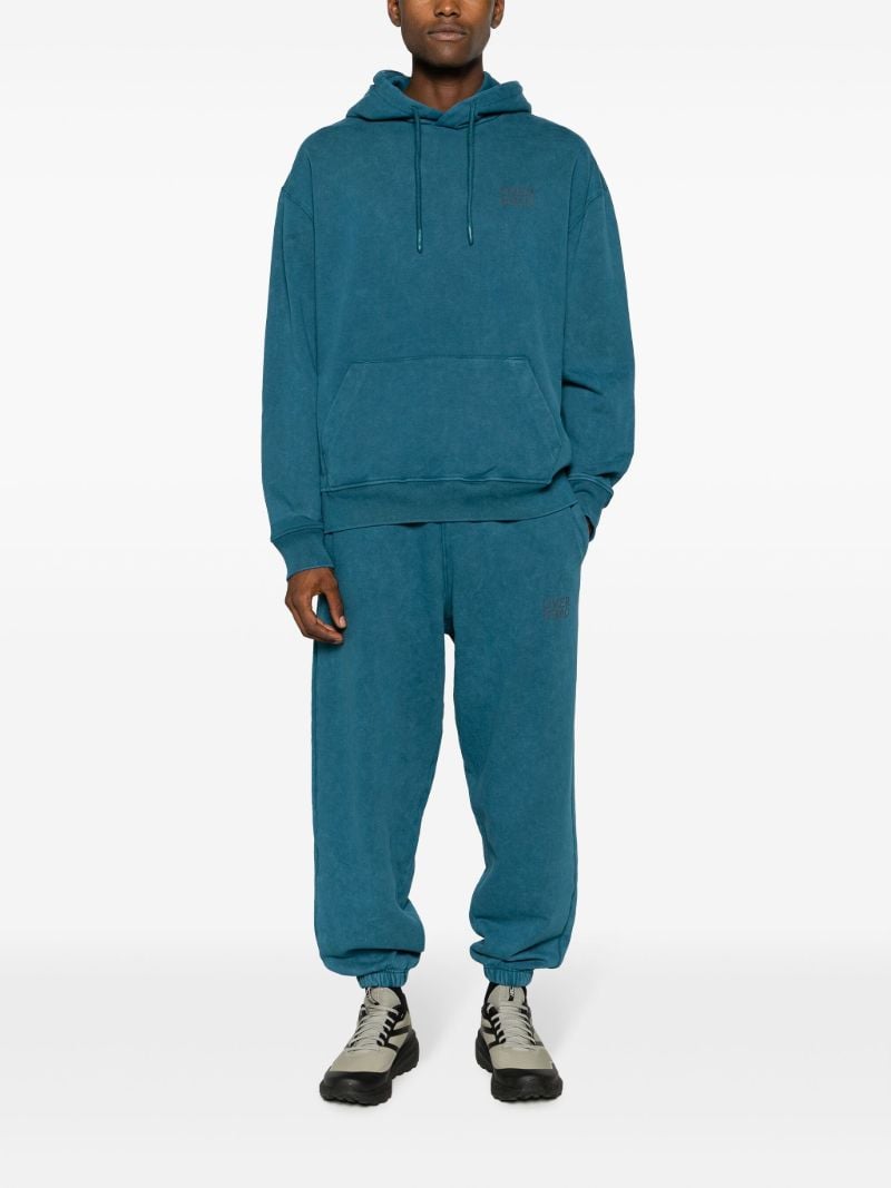 Blue Easy Cotton Track Pants