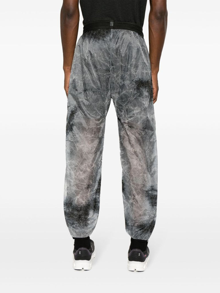 Grey Abstract-pattern Track Pants