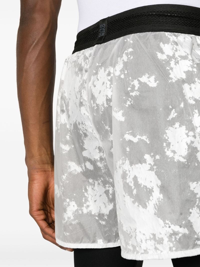 White Two-layer Running Shorts