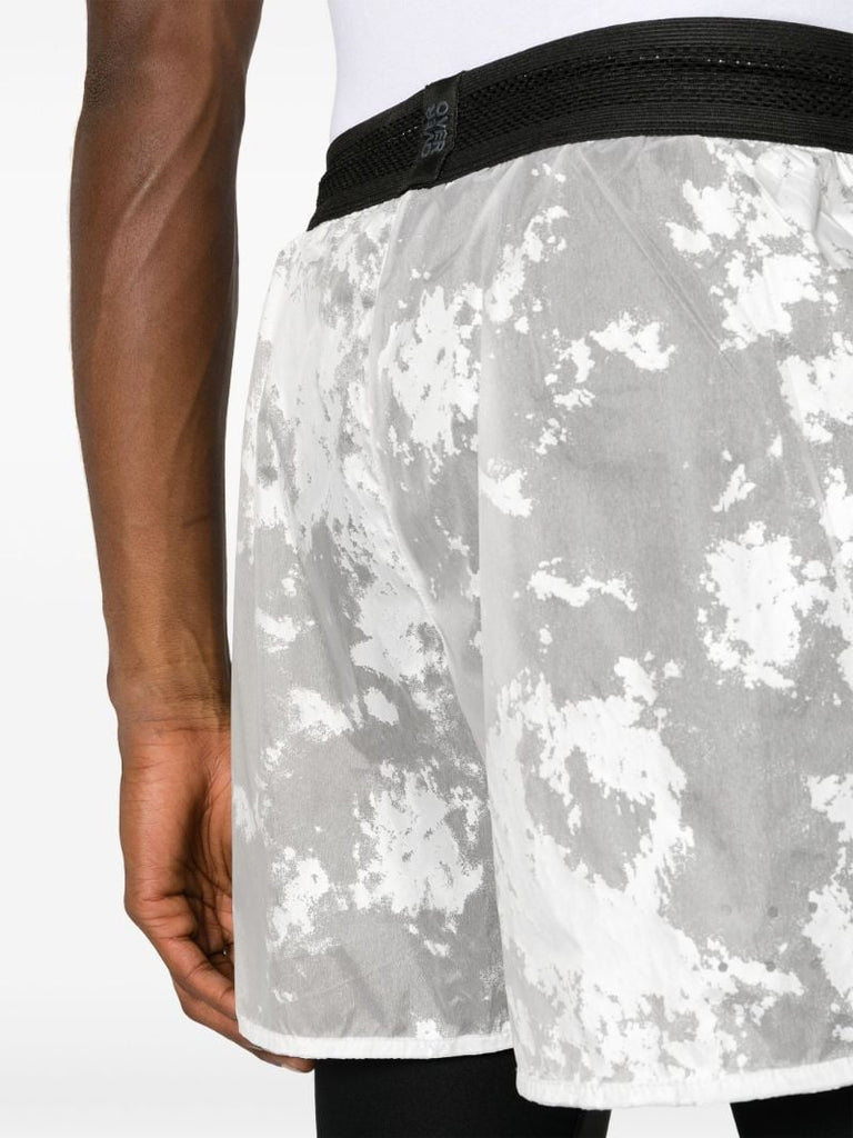 White Two-layer Running Shorts