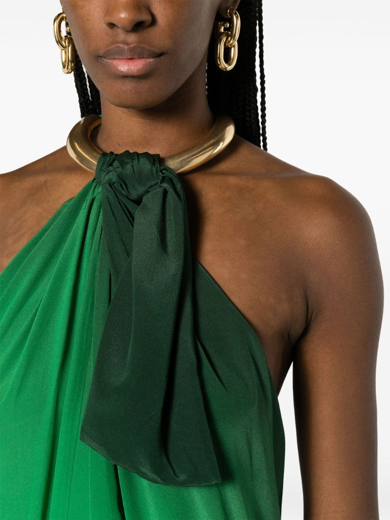 Green Dreamer's Refuge Maxi Dress