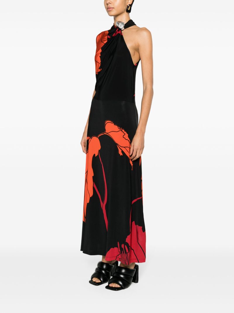 Black Guardiana Del Poder Maxi Dress
