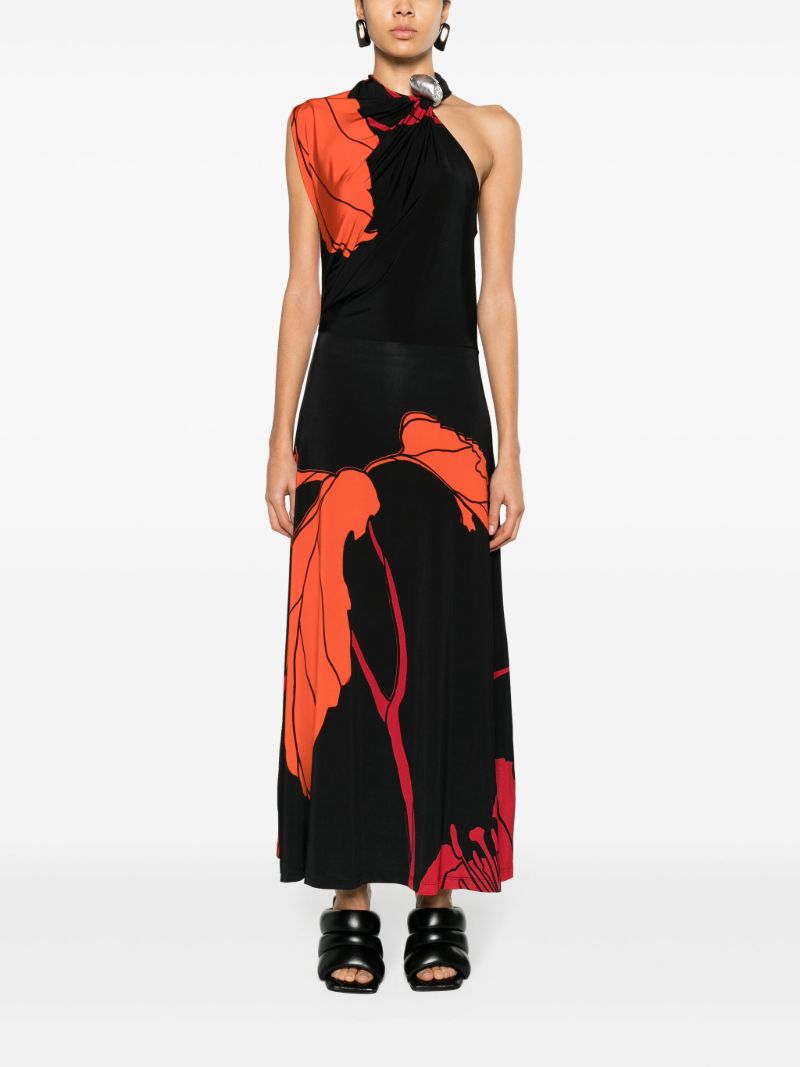 Black Guardiana Del Poder Maxi Dress