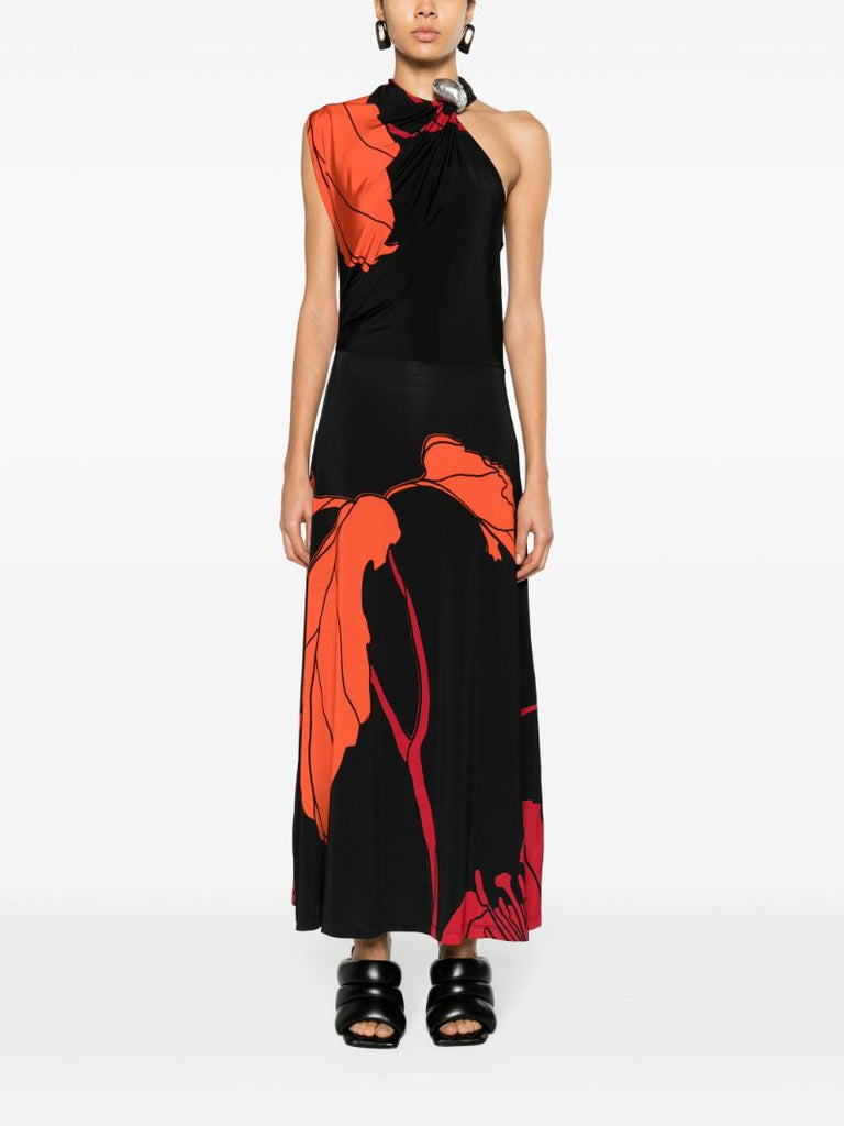 Black Guardiana Del Poder Maxi Dress