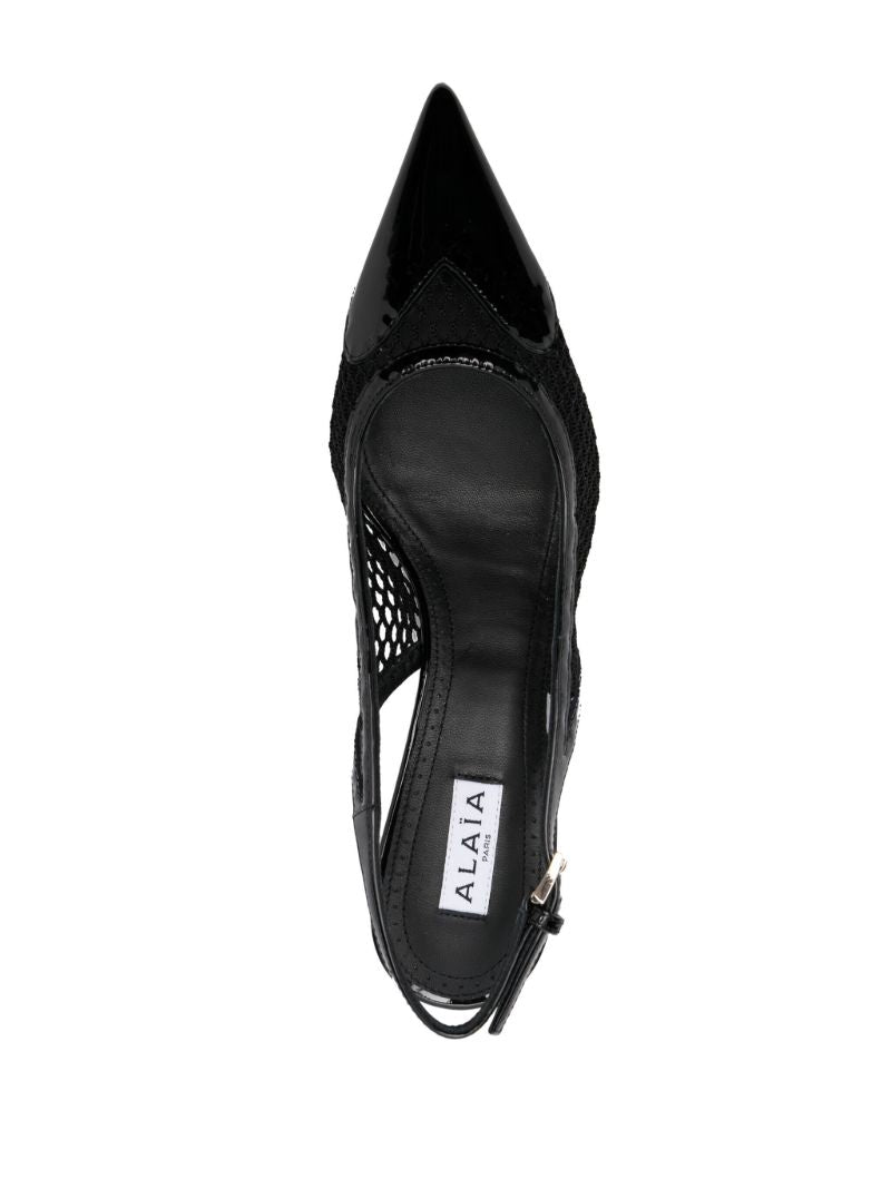 Black Le Coeur 55 Slingback Pumps