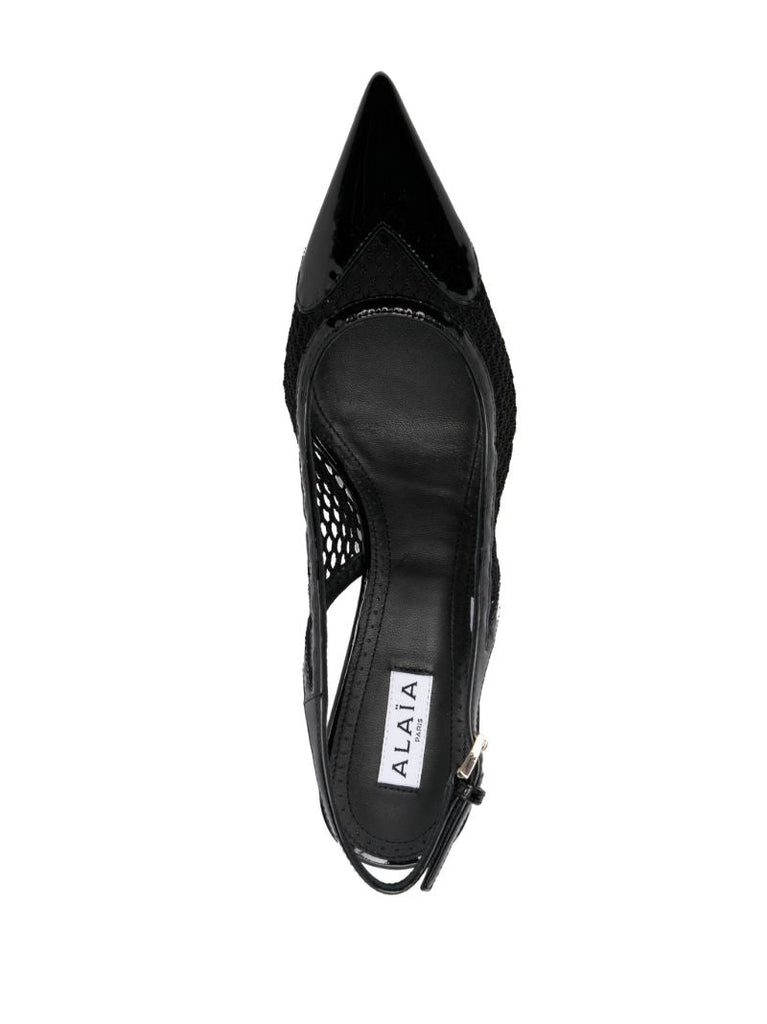 Black Le Coeur 55 Slingback Pumps
