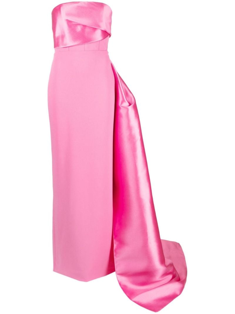 Pink Kinsley Off-the-shoulder Gown