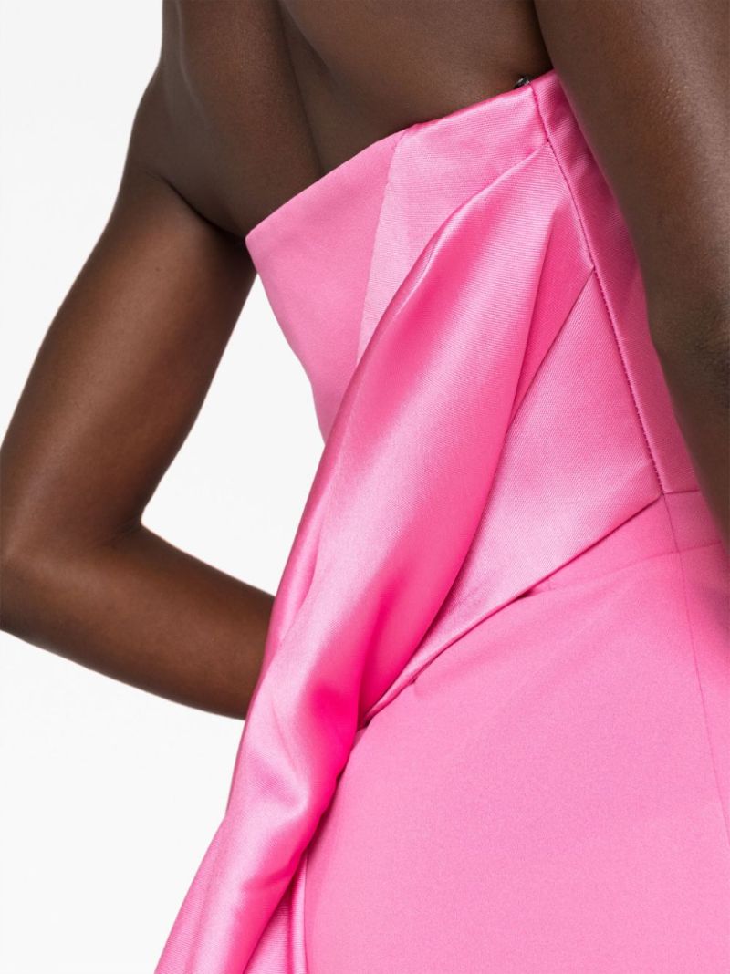 Pink Kinsley Off-the-shoulder Gown