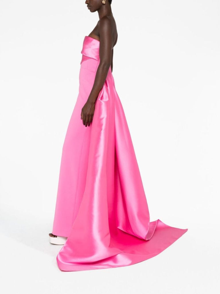 Pink Kinsley Off-the-shoulder Gown