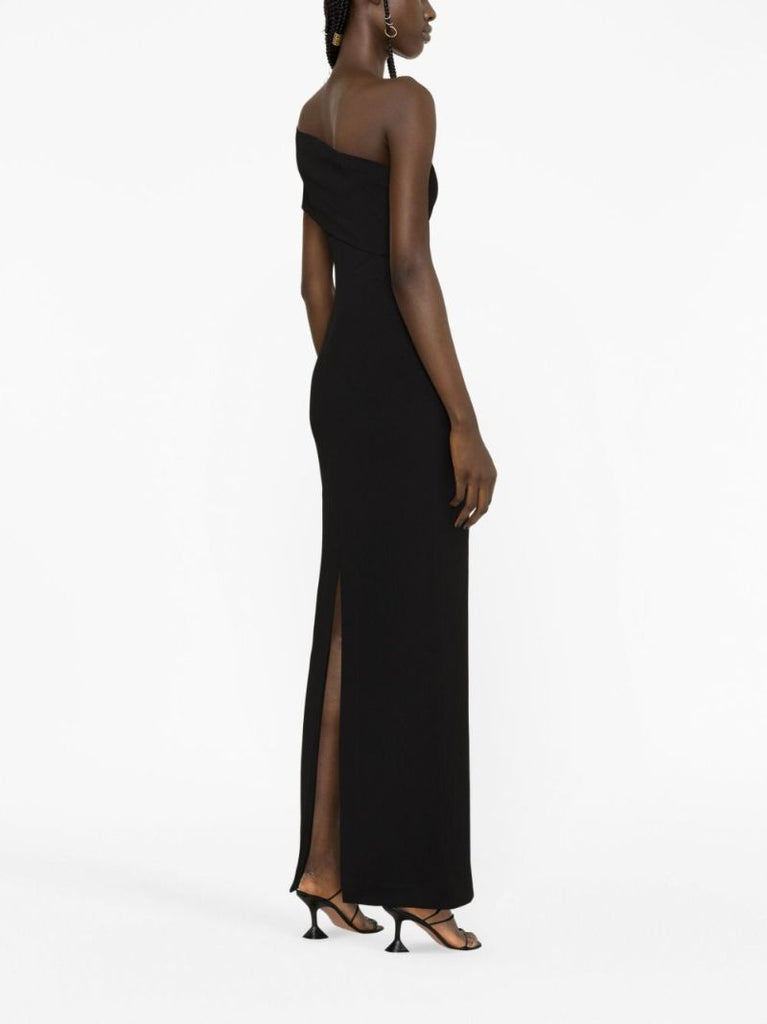 Black Lana Off-shoulder Maxi Dress