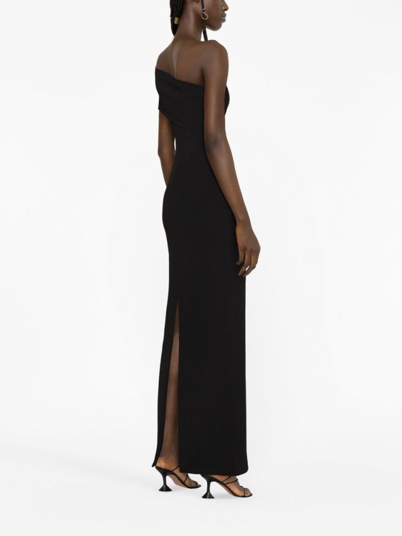 Black Lana Off-shoulder Maxi Dress