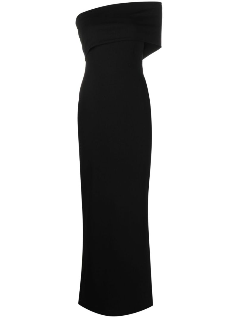 Black Lana Off-shoulder Maxi Dress