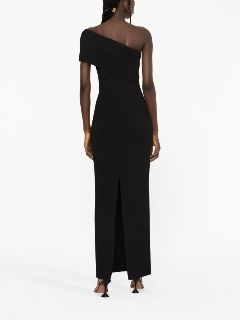 Black Lana Off-shoulder Maxi Dress
