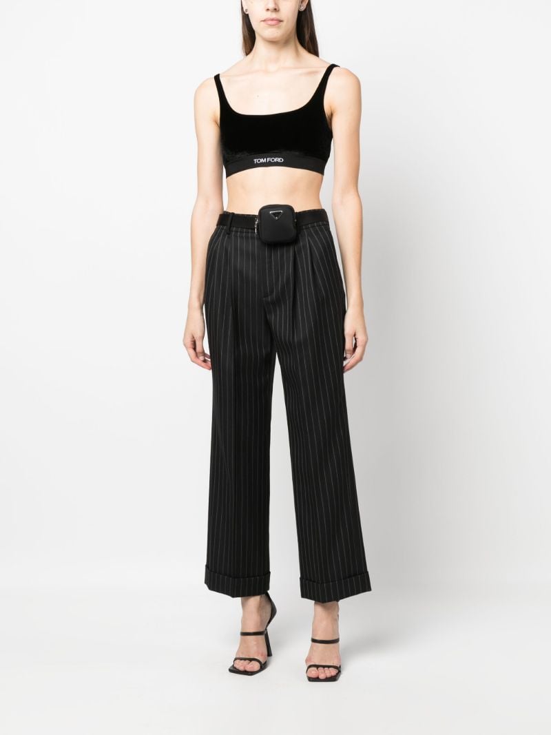 Black Logo Bralette