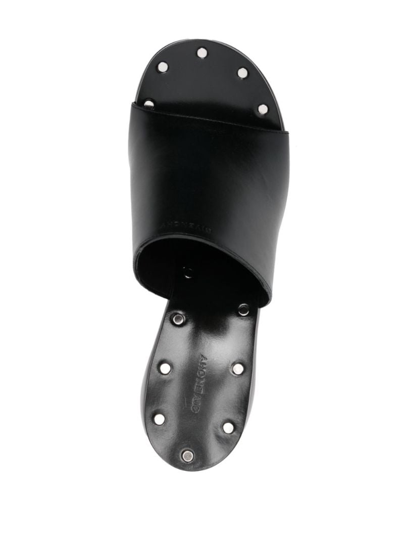 Black G Clog 95 Leather Mules