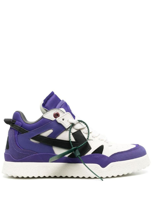 Purple Sponge Mid Suede Sneakers