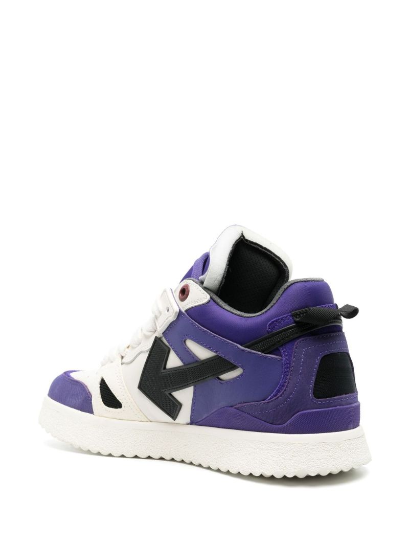 Purple Sponge Mid Suede Sneakers