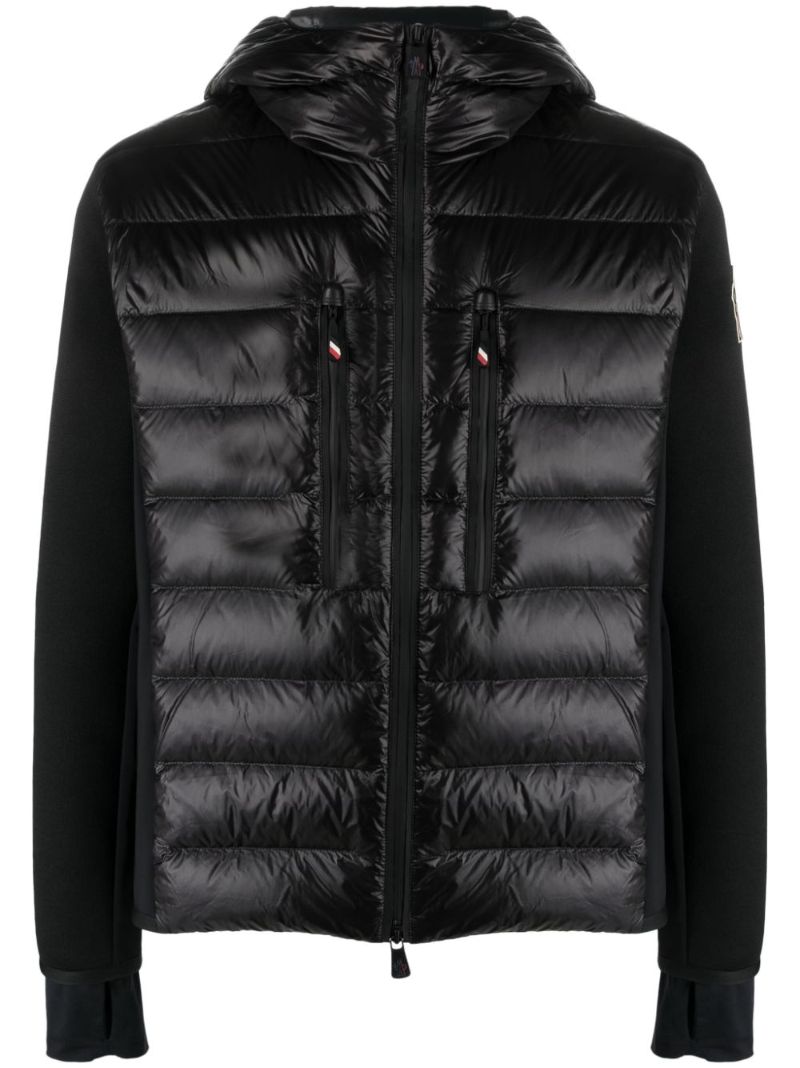 Black Padded Zip-up Jacket