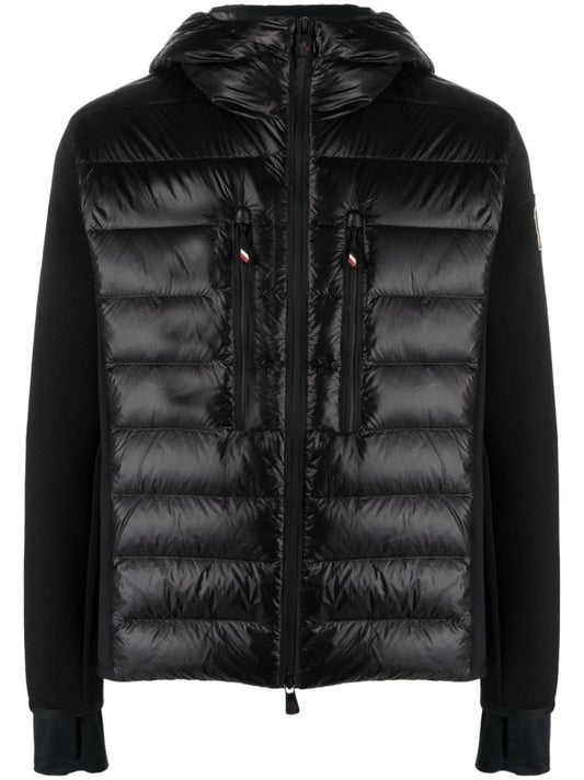 Black Padded Zip-up Jacket