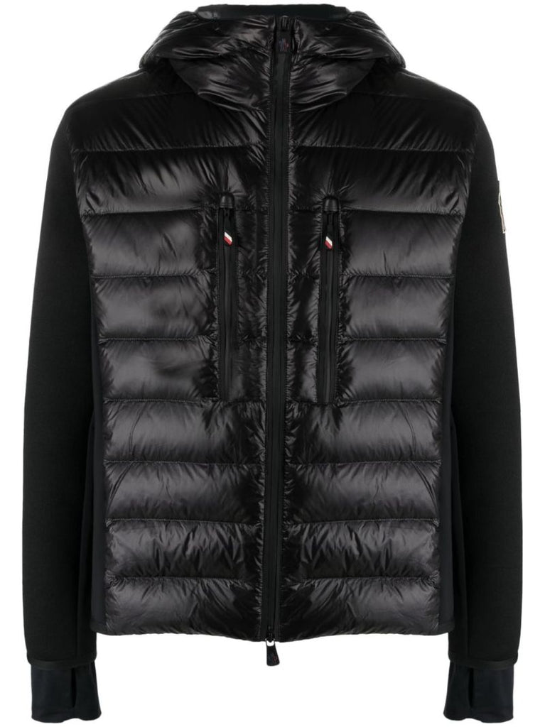 Black Padded Zip-up Jacket