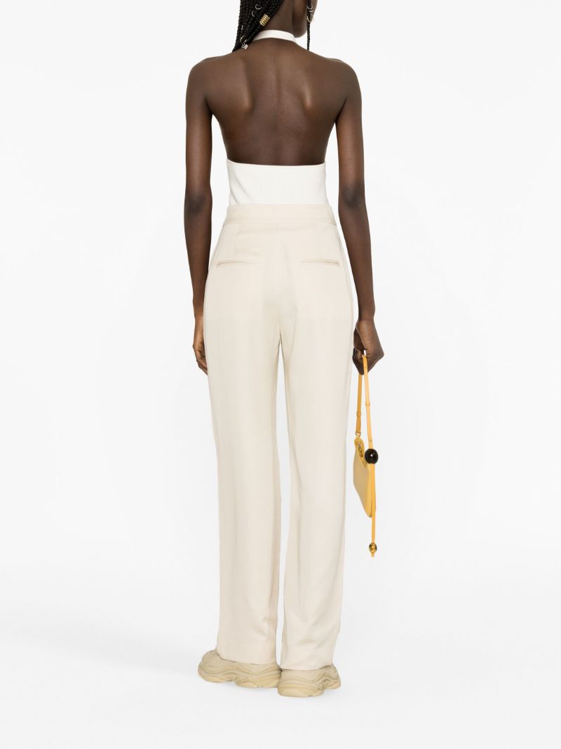 Neutral Oliver Straight-leg Trousers