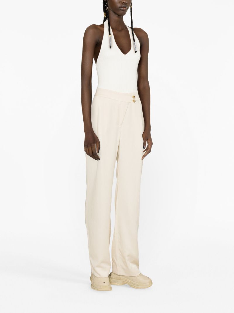 Neutral Oliver Straight-leg Trousers