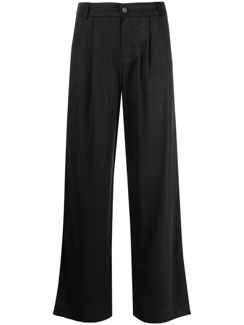 Black Mason Straight-leg Trousers