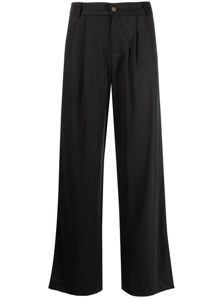 Black Mason Straight-leg Trousers